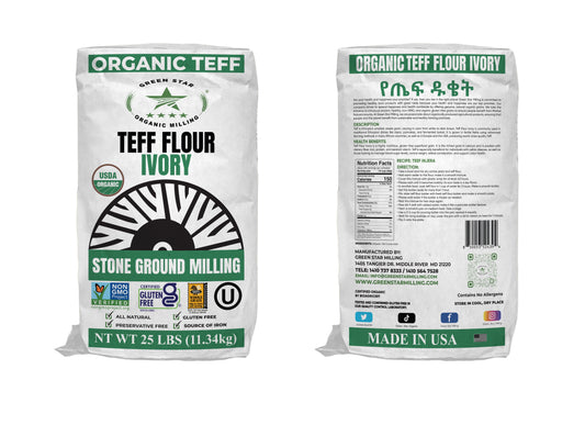 Organic - Teff Flour Ivory