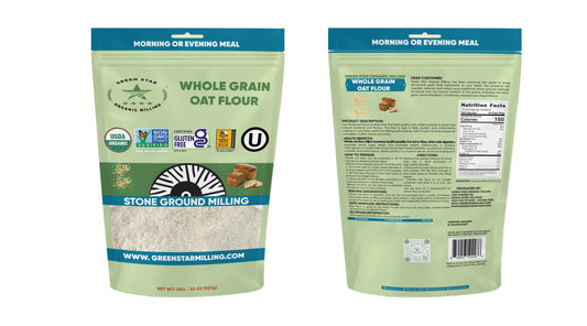Organic Whole Grain Oats Flour