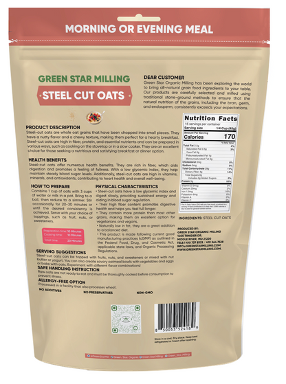 Steel Cut Oats