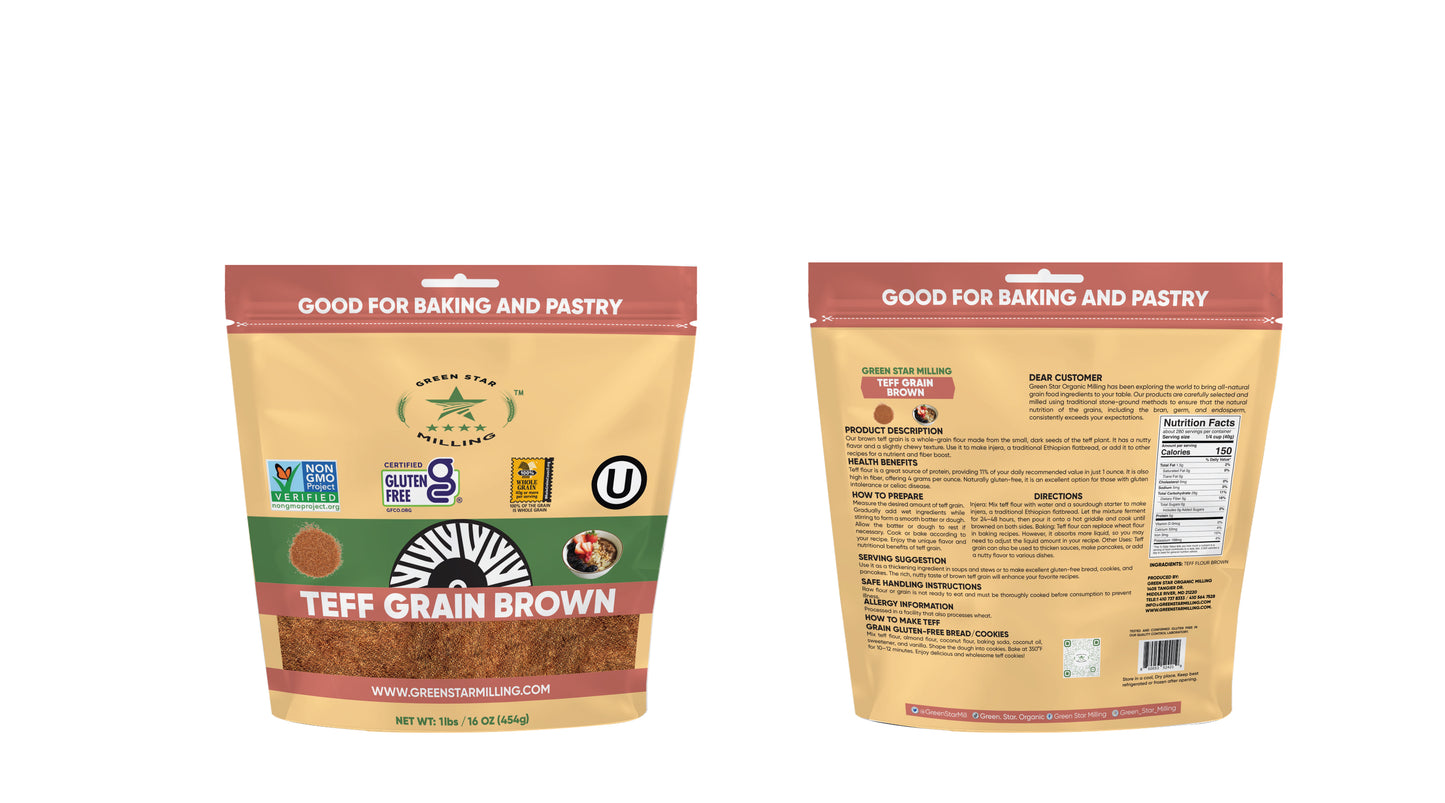 Whole Grain Teff Brown