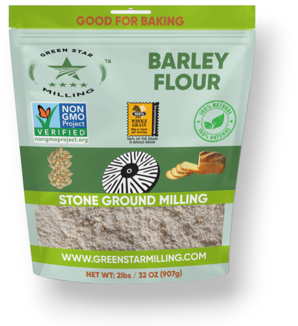 Barley flour green star organic milling